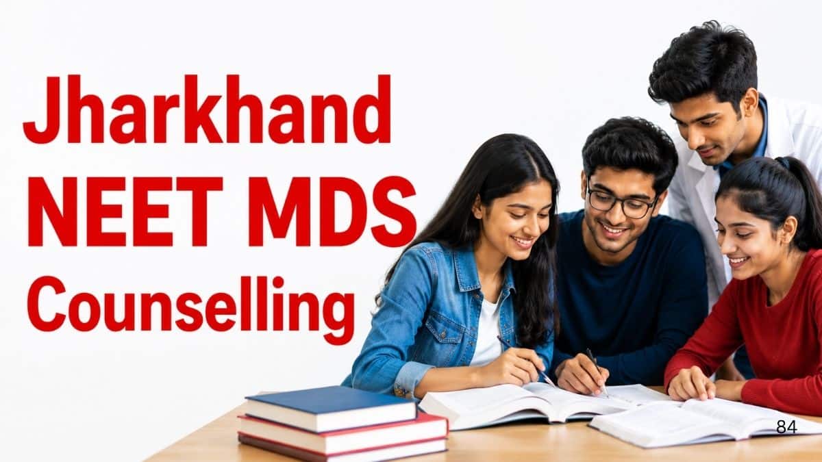 Jharkhand NEET MDS Counselling 2026: Dates, Registration, Choice Filling, Seat Allotment